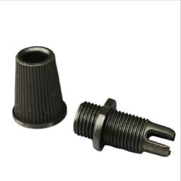 Plastic Cable 25PCS/lotStrain Plastic White/Black Reliefs Wire Clamp Male M10Thread Cord Grips For Pendant Light Accessories