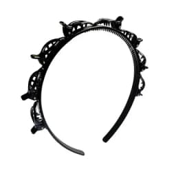 2024 New Fashion Hot Sale Explosion Pearl Rhinestone Bangs Clip Headband Headband for Women Girl Hair Accessories Headwear
