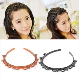 2024 New Fashion Hot Sale Explosion Pearl Rhinestone Bangs Clip Headband Headband for Women Girl Hair Accessories Headwear