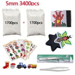 200g White+Black 5mm Hama Beads Fuse Beads Set Puzzles Toy Learning Fuse Beads Toys for Children Creative Toys Free Shipping