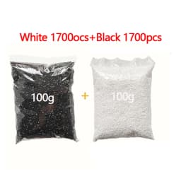 200g White+Black 5mm Hama Beads Fuse Beads Set Puzzles Toy Learning Fuse Beads Toys for Children Creative Toys Free Shipping