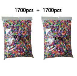 200g White+Black 5mm Hama Beads Fuse Beads Set Puzzles Toy Learning Fuse Beads Toys for Children Creative Toys Free Shipping