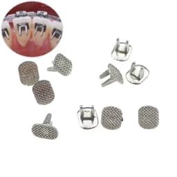 10pcs/bag Dental Materials Bite Turbos Orthodontic Tongue Tamer Habbit Correction Button Orthodontic Bondable Bracket