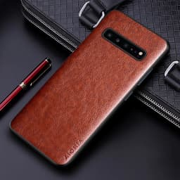Case for Samsung Galaxy S10 Plus S10E S10 Lite 5G coque Luxury leather Business solid color cover for samsung galaxy s10 case