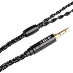 NICEHCK BlackWheat 8 Core Silver Plated Copper Microphone Cable MMCX/QDC/0.78 2Pin With Mic for DB1 DB3 AS10 EDX CA4 C12
