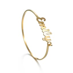 31 Styles New Stainless Steel Customized Bangle Personalized Nameplate Letter Heart Bracelet For Women Girl Jewelry Wedding Gift