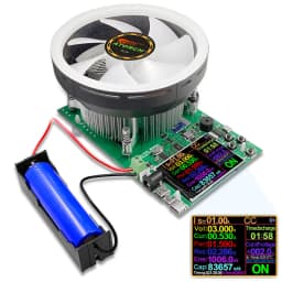 180W DC Tester APP Electronic Load Lithium Battery Capacity Monitor Discharge Charge Power Meter Supply Checker + PD/QC Trigger