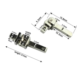1pair 6mm width Quality Plastic Glasses Spring Hinges Spare Parts for Acetate Sunglasses Eyeglasses Eyewerar Frames 9012 9129