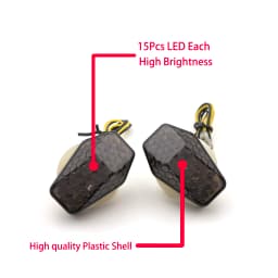 REALZION Motorcycle LED Flush Mount Turn Signal Light Indicators Flasher flashing For Suzuki GSXR 600 750 1000 SV 650 650S 1000S