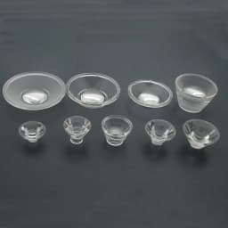 18-80mm PMMA Concave Lens for COB LED Flashlights, Acrylic Optical Lens for DIY Lamps and Lighting Accessories
