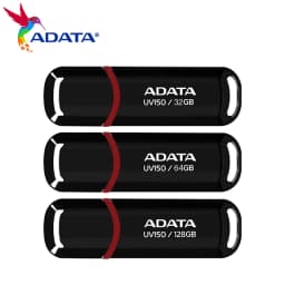 ADATA USB3.2 UV150 Pendrive Portable 128GB USB Flash Drive 64GB U Disk High Speed Pen Drive 32GB Black for Desktop PC Laptop