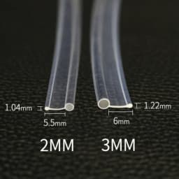 5mX Skirt Side Glow 2mm 3mm Diameter Plastic PMMA Fiber Optic Cable For Car Decorative Lighting