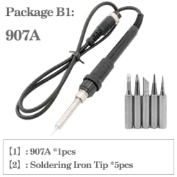 YIHUA soldering station special soldering iron, 907I 907A 907F is suitable for Yihua series soldering station 992D 995D 868D