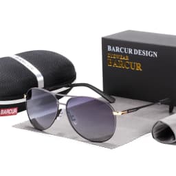 BARCUR Latest Gradient Women Sunglasses Polarized Sun glasses Pilot Female gafas oculos de sol masculino