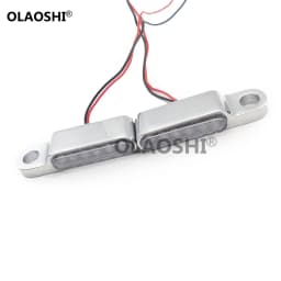 12V Scooter Motorcycle Indicators LED Turn Signal Light Handlebar Amber signal lamp Blinker Aluminum Alloy Black/Chorme