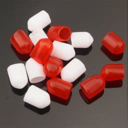 50Pcs Audio RCA Seat Dust Cap Anti-oxidation Rubber Sleeve Socket Audio Cable Plug Protective Cover