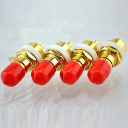 50Pcs Audio RCA Seat Dust Cap Anti-oxidation Rubber Sleeve Socket Audio Cable Plug Protective Cover