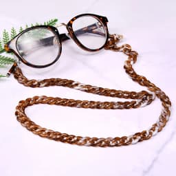 MOON GIRL 72cm Acrylic Sunglasses Chain Women Anti Slip Reading Eyewears Ribbon Clip Mask Holder Neck Strap Lanyard Dropshipping
