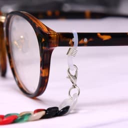 MOON GIRL 72cm Acrylic Sunglasses Chain Women Anti Slip Reading Eyewears Ribbon Clip Mask Holder Neck Strap Lanyard Dropshipping
