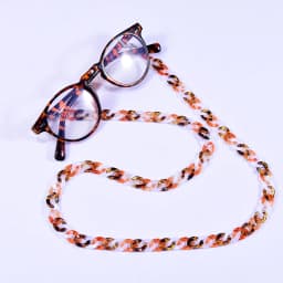 MOON GIRL 72cm Acrylic Sunglasses Chain Women Anti Slip Reading Eyewears Ribbon Clip Mask Holder Neck Strap Lanyard Dropshipping