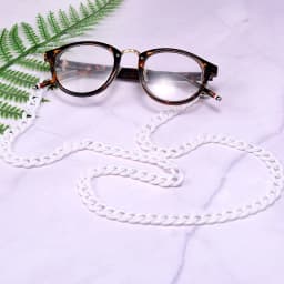 MOON GIRL 72cm Acrylic Sunglasses Chain Women Anti Slip Reading Eyewears Ribbon Clip Mask Holder Neck Strap Lanyard Dropshipping
