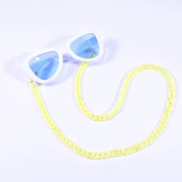 MOON GIRL 72cm Acrylic Sunglasses Chain Women Anti Slip Reading Eyewears Ribbon Clip Mask Holder Neck Strap Lanyard Dropshipping