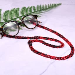 MOON GIRL 72cm Acrylic Sunglasses Chain Women Anti Slip Reading Eyewears Ribbon Clip Mask Holder Neck Strap Lanyard Dropshipping
