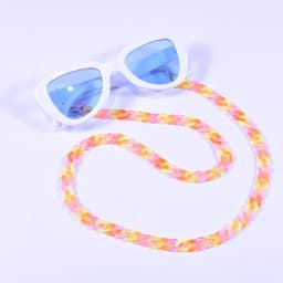 MOON GIRL 72cm Acrylic Sunglasses Chain Women Anti Slip Reading Eyewears Ribbon Clip Mask Holder Neck Strap Lanyard Dropshipping