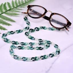 MOON GIRL 72cm Acrylic Sunglasses Chain Women Anti Slip Reading Eyewears Ribbon Clip Mask Holder Neck Strap Lanyard Dropshipping