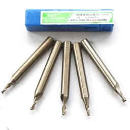 Hot 2F/3F/4F 1mm/1.5mm/2mm/3mm/4mm/5mm/6mm HSS & Aluminium endmill milling cutter CNC Bit Milling Machine tools Cutting tools