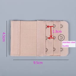 1PC Bra Extenders Strap Extension 3 Hooks 3Rows Women Intimates Lengthened Bra Hook Extenders Womens Accessoires 3 Buckles