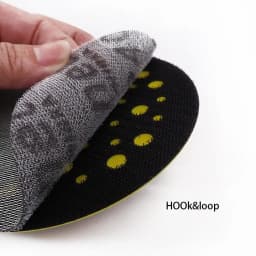 5 inch 125mm 44 Holes Sander Backing Pad Hook&Loop Sanding Pads with 5/16-24T Thread Dust Free Sanding Disc Holder for MIRKA