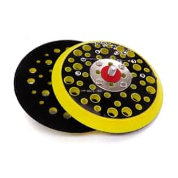 5 inch 125mm 44 Holes Sander Backing Pad Hook&Loop Sanding Pads with 5/16-24T Thread Dust Free Sanding Disc Holder for MIRKA