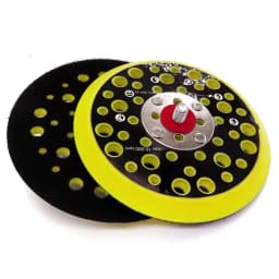 5 inch 125mm 44 Holes Sander Backing Pad Hook&Loop Sanding Pads with 5/16-24T Thread Dust Free Sanding Disc Holder for MIRKA