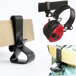 2PCS Tactical Hearing Protector Restraint Holder Outdoor Tool