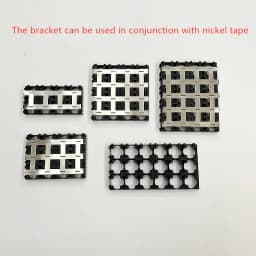 10/20/50/100PCS 18650 Battery Holder Safety Anti Vibration Holder Bracket Li-ion Cell Holder Cylindrical Plastic Case