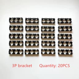 10/20/50/100PCS 18650 Battery Holder Safety Anti Vibration Holder Bracket Li-ion Cell Holder Cylindrical Plastic Case