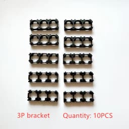 10/20/50/100PCS 18650 Battery Holder Safety Anti Vibration Holder Bracket Li-ion Cell Holder Cylindrical Plastic Case