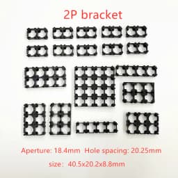 10/20/50/100PCS 18650 Battery Holder Safety Anti Vibration Holder Bracket Li-ion Cell Holder Cylindrical Plastic Case
