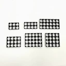 10/20/50/100PCS 18650 Battery Holder Safety Anti Vibration Holder Bracket Li-ion Cell Holder Cylindrical Plastic Case