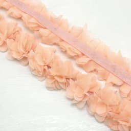 (1 Meter) Chiffon Lace Fabric Webbing Decoration Flower Gift Ribbons Crafts Non-Woven Fabrics Base