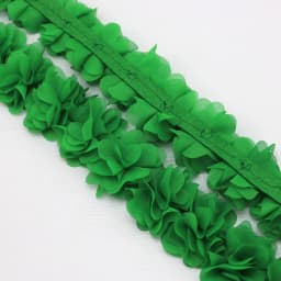 (1 Meter) Chiffon Lace Fabric Webbing Decoration Flower Gift Ribbons Crafts Non-Woven Fabrics Base