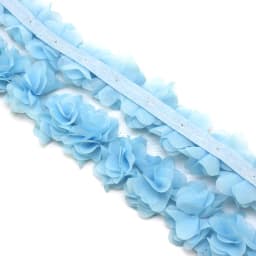 (1 Meter) Chiffon Lace Fabric Webbing Decoration Flower Gift Ribbons Crafts Non-Woven Fabrics Base