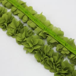 (1 Meter) Chiffon Lace Fabric Webbing Decoration Flower Gift Ribbons Crafts Non-Woven Fabrics Base