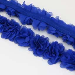 (1 Meter) Chiffon Lace Fabric Webbing Decoration Flower Gift Ribbons Crafts Non-Woven Fabrics Base