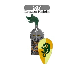 Medieval Knight Serie Figures Building Blocks Warrior Soldiers Guards Lion Heart Hospital Teutonic Knight Battle Pastor Kid Gift