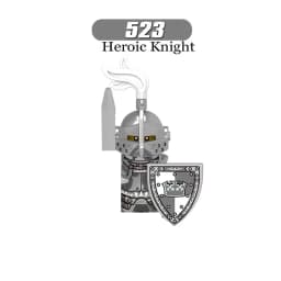 Medieval Knight Serie Figures Building Blocks Warrior Soldiers Guards Lion Heart Hospital Teutonic Knight Battle Pastor Kid Gift