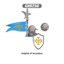 Medieval Knight Serie Figures Building Blocks Warrior Soldiers Guards Lion Heart Hospital Teutonic Knight Battle Pastor Kid Gift