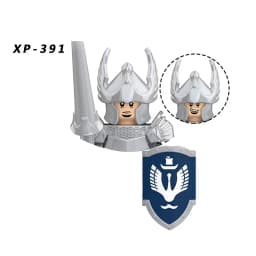 Medieval Knight Serie Figures Building Blocks Warrior Soldiers Guards Lion Heart Hospital Teutonic Knight Battle Pastor Kid Gift