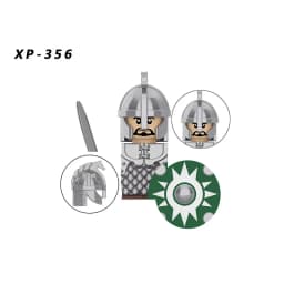 Medieval Knight Serie Figures Building Blocks Warrior Soldiers Guards Lion Heart Hospital Teutonic Knight Battle Pastor Kid Gift